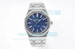 ZF Factory V2 Swiss Replica Audemars Piguet Royal Oak 15400 Blue Watch Stainless Steel 41MM